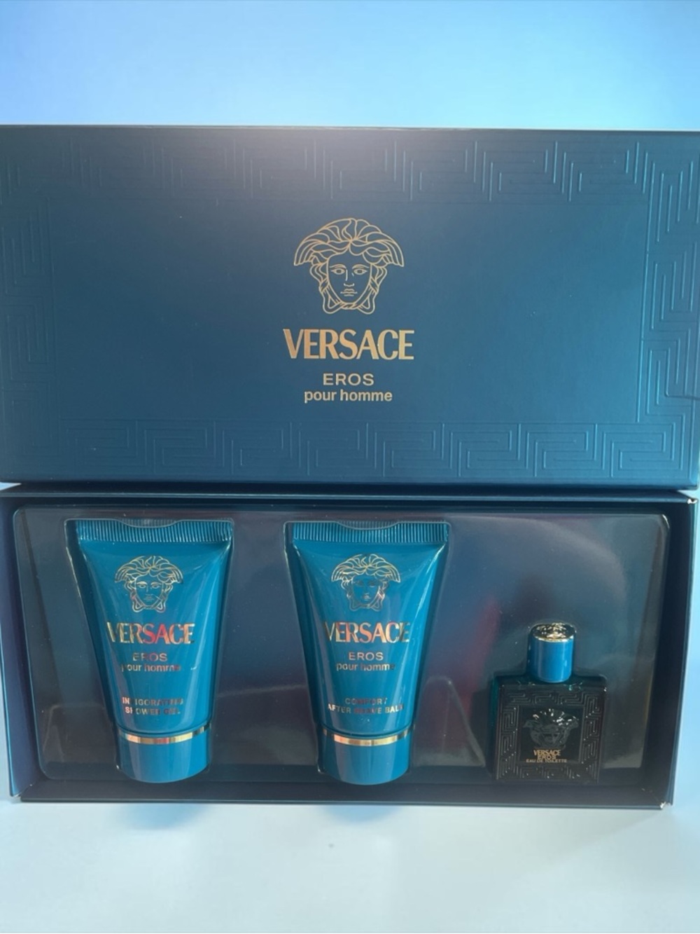 Versace Eros Pour Homme 3 piece  Set